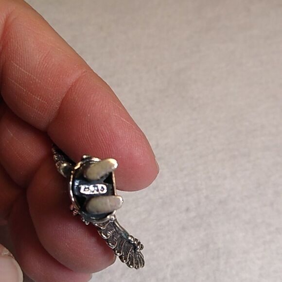 Kachina The Eagle Dancer/Thunderbird Silver 925 Native American Pendant - Picture 3 of 7